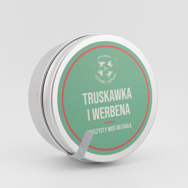 Mus do ciała truskawka i werbena