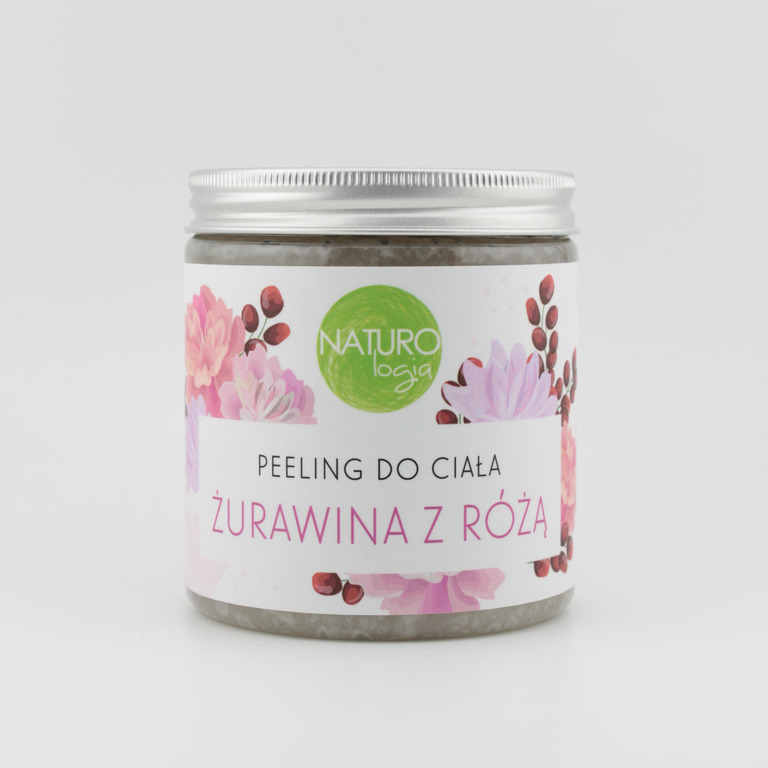 Peeling do ciała Żurawina z Różą 