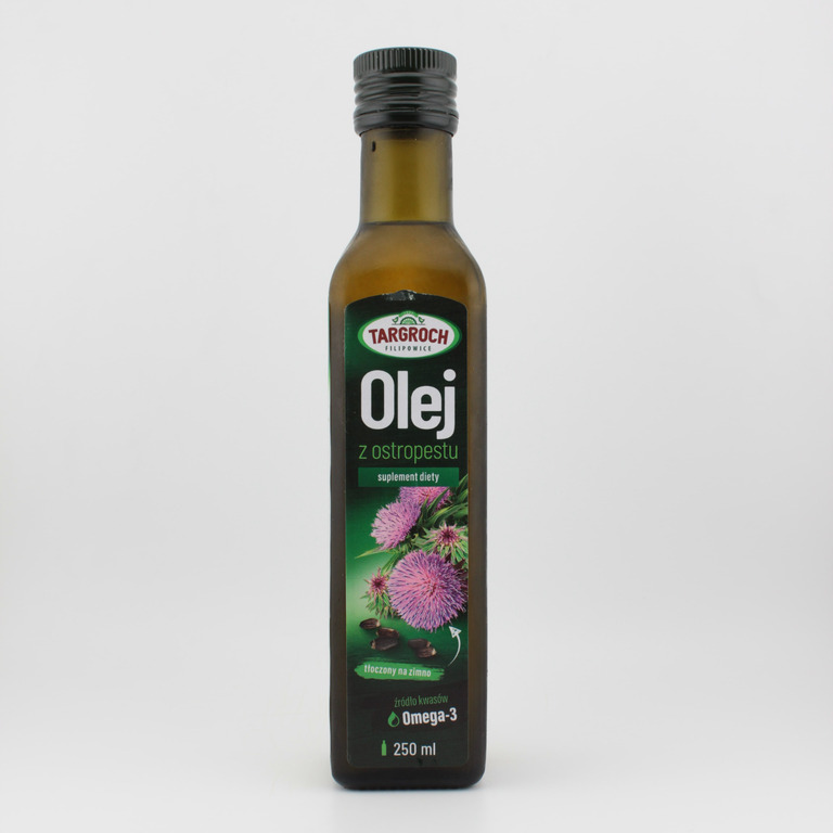 Olej z ostropestu - tłoczony na zimno 250 ml