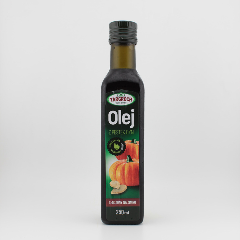 Olej z pestek dyni - tłoczony na zimno 250 ml