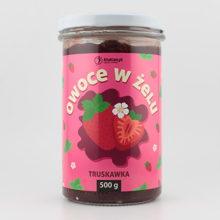 Frużelina Owoce w żelu Truskawka 500 g