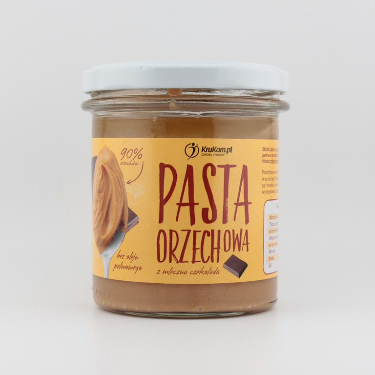 Pasta orzechowa z mleczną czekoladą 300 g 