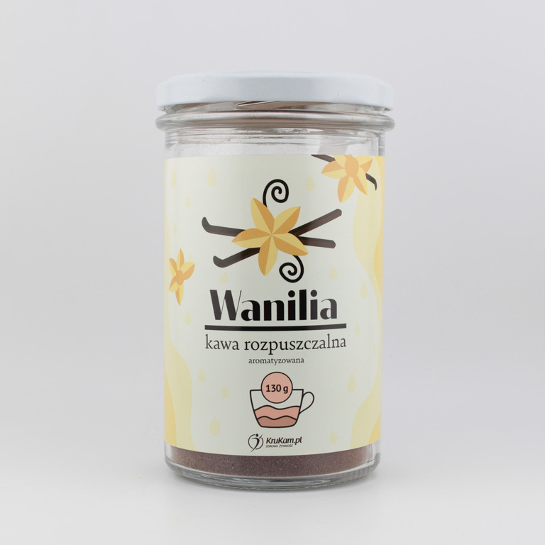Kawa rozpuszczalna Waniliowa 130 g Krukam (1)