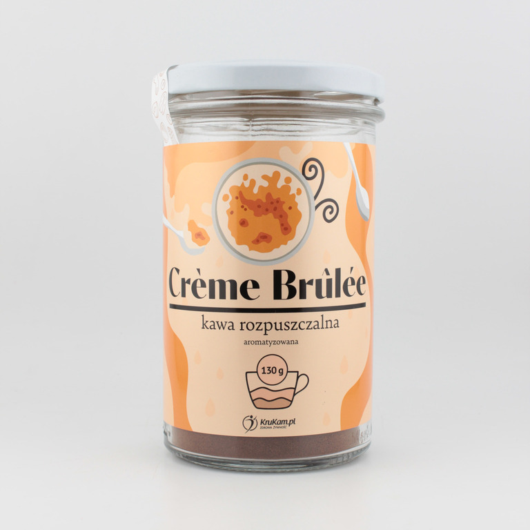 Kawa rozpuszczalna Creme brulee 130 g Krukam (1)