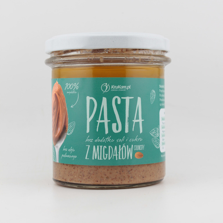 Pasta migdałowa Crunchy 300 g Krukam (1)