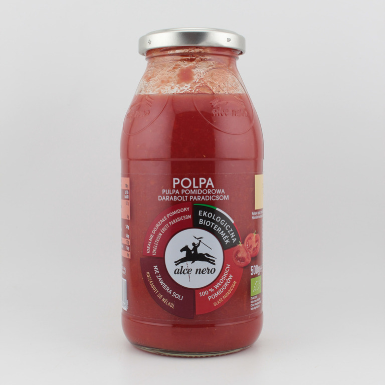 Sos pomidorowy Pulpa 500g ALCE NERO BIO (1)