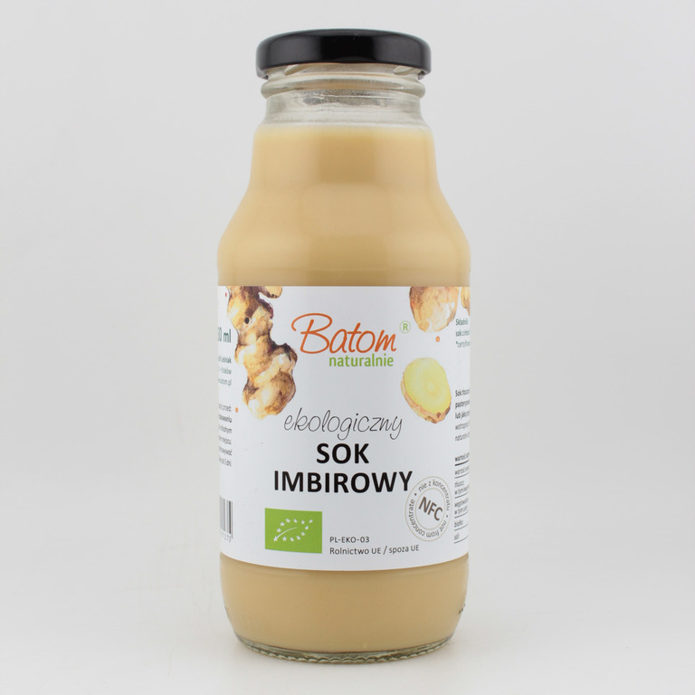 Sok z imbiru bez dodatku cukru 330ml BATOM BIO