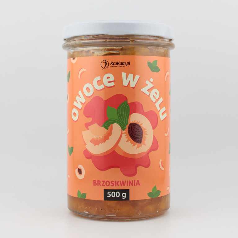 Frużelina Owoce w żelu Brzoskwinia 500 g (1)