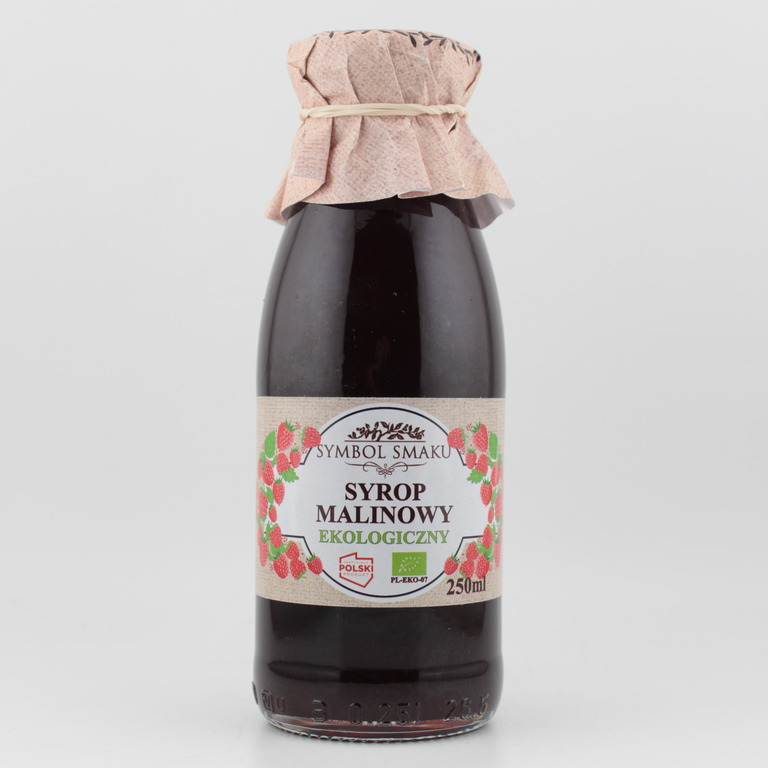 Syrop malinowy 300 ml SYMBOL SMAKU BIO (1)