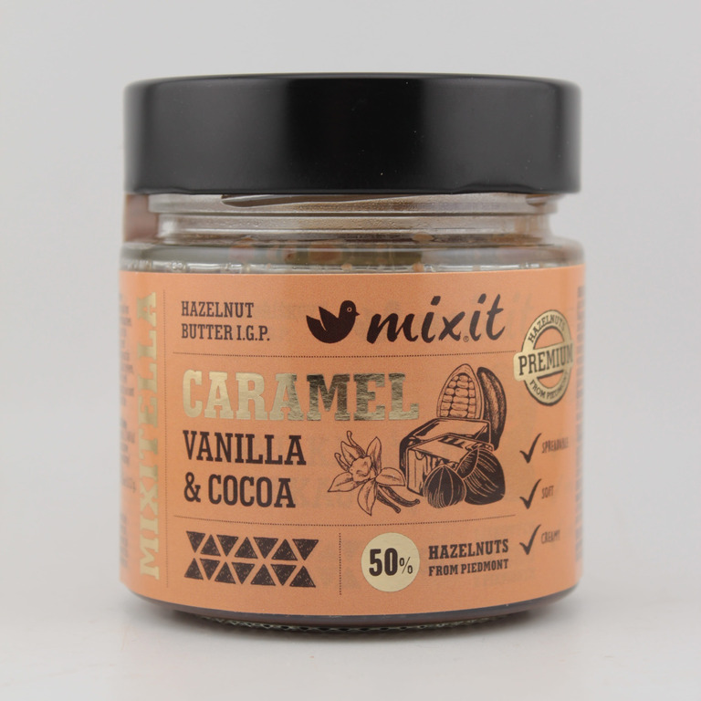 Mixitella Premium - Orzech laskowy z Piemontu z karmelem