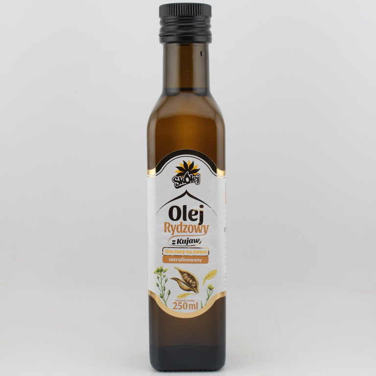 Olej Rydzowy z Lnianki tłoczony na zimno 250 ml (1)