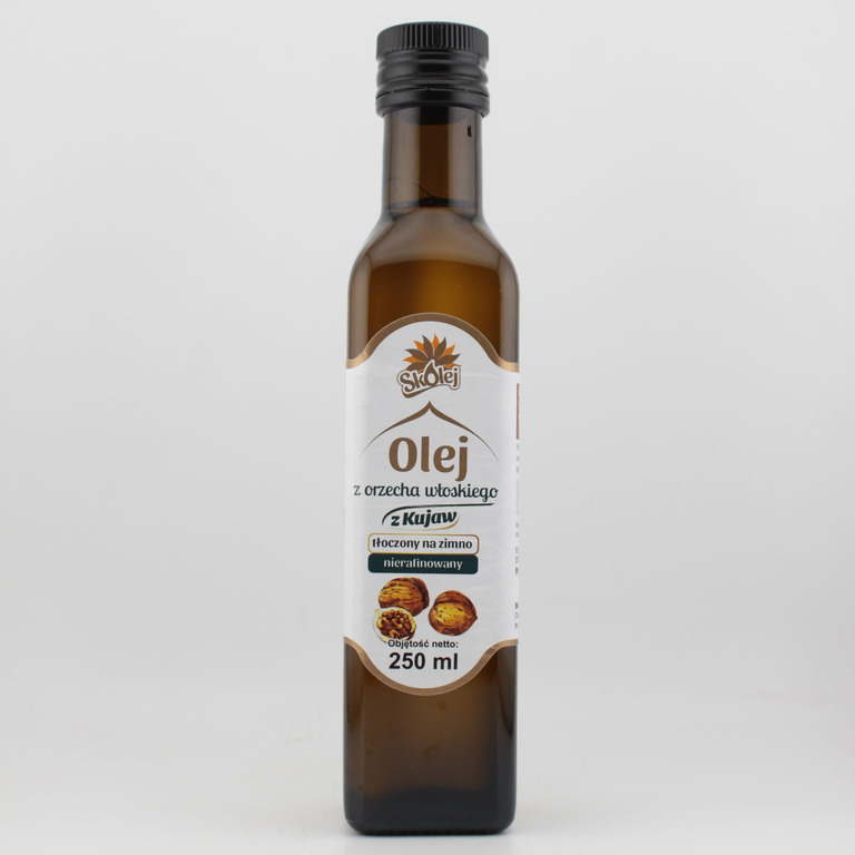 Olej z Orzecha Włoskiego tłoczony na zimno 250 ml