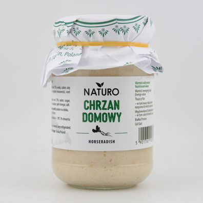 Chrzan tarty domowy 180g NATURO