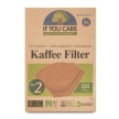 Filtry do kawy, kompostowalne, FSC, 100 sztuk, If You Care